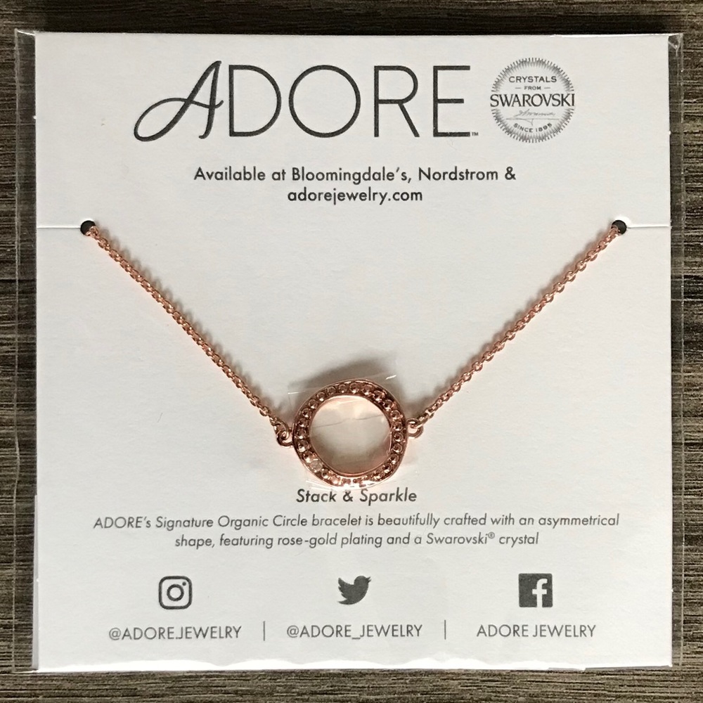 🔴mix and match 2 for $10🔴 Adore by Swarovski Organic Circle Bracelet